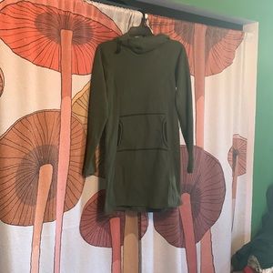 Forest green melanzana dress